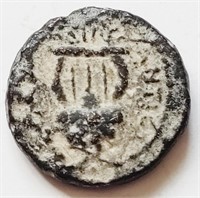 LYRE, Nero 58-60AD Ancient Roman coin