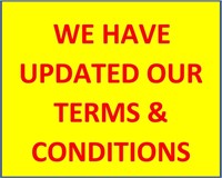 WE HAVE UPDATED OUR TERMS & CONDITIONS