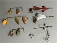 Collection of Spinners with Crocodile Lure