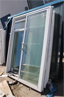 59-1/2x79-1/2 white vinyl sliding glass door