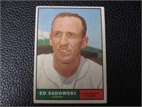 1961 TOPPS #163 ED SADOWSKI ANGELS