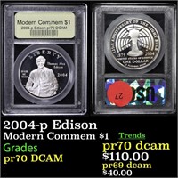 Proof 2004-p Edison Modern Commem Dollar $1 Graded