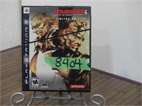 PS3  Metal Ger Solid 4 Limited Edition