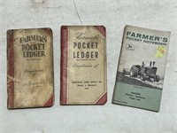 JD Pocket Ledgers- '38-39, '48-49-Dunlap, Ia