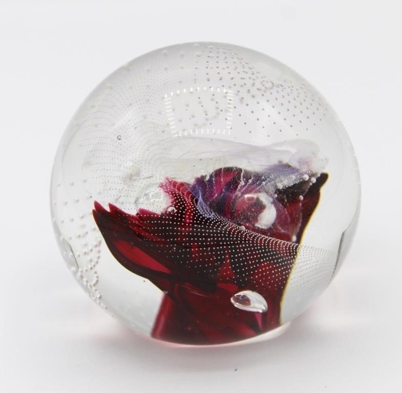 BOYER GLASS CONTROLLED BUBBLE SWIRL ART