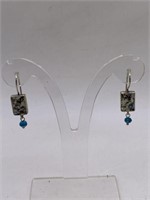 STERLING SILVER PIERCED EARRINGS