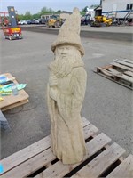 Concrete Wizard Statue