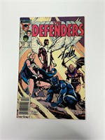 Autograph COA Defenders #124 Comics