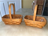 Pair of Small LONGABERGER Baskets