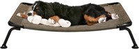 Veehoo medium Elevated Dog Bed, Brown