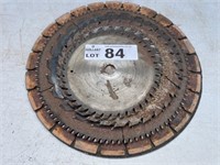 Assorted panel saw blades.
