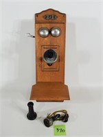 Stromberg-Carlson Oak Wall Telephone