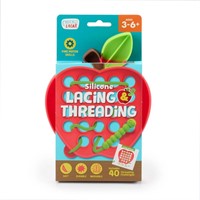 Chuckle & Roar Lacing Apple String Silicone Toy Le