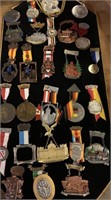 Foreign marching medals