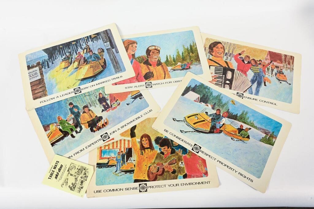 VINTAGE SKI-DOO PLACEMATS