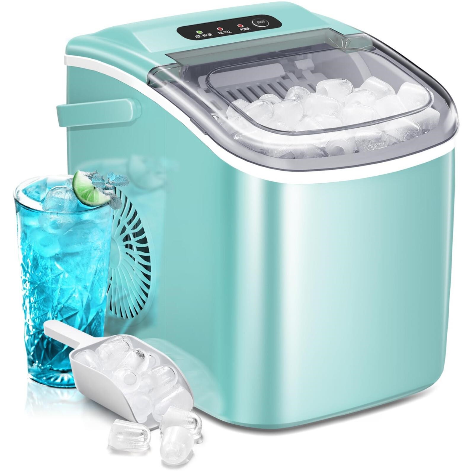 AGLUCKY Ice Makers Countertop,Portable Ice Maker M