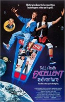 Bill & Ted Excellent Adventure movie poster print