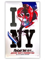 Friday the 13th Part 8 (White) 16x24 inch movie