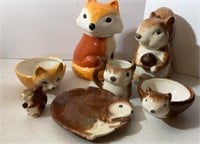 Better Homes Fox & Squirrel Cookie Jar