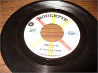 Rare Roulette 45 Record by Ronnie Hawkins