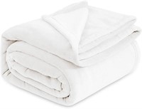 Bedsure Ivory Fleece Blanket King Size