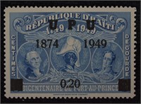 1949 Georgia Washington Haiti Stamp; Mint State