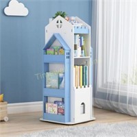 foriy 360 Rotating Bookshelf 16x16x37