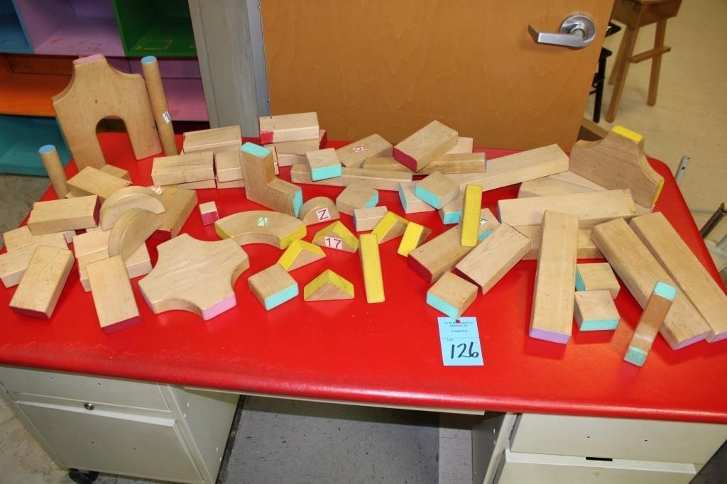 Assorted Solid Wooden Blocks