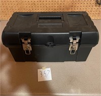 Plastic Tool Chest & Contents