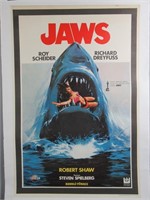 Jaws (1975) Turkish Linen Backed Movie Poster