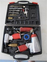 3 PC AIR GUN SET, IN BOX. HUSKY, WITH PARTS / MORE