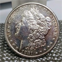 1881-S MORGAN SILVER DOLLAR