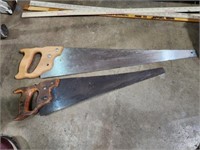 2 hand saws