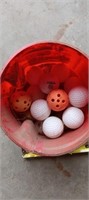 Indoor plastic practice balls 16 count