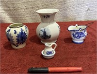 Hand Painted Delft Collectables