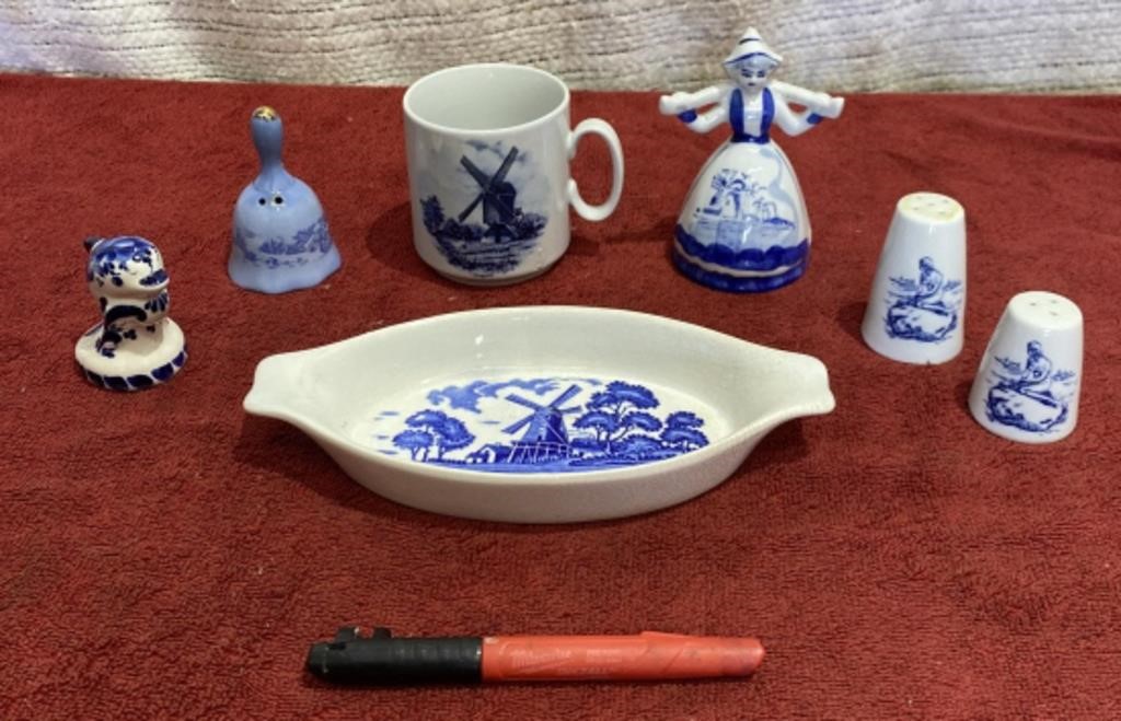 Assorted Holland Style Ceramic Collectables