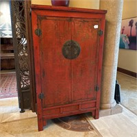 Red Chinese Cabinet