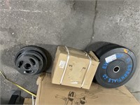 1 LOT 3 STACKS ASST. STYLE AND WEIGHT OF WEIGHTS