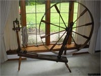 Antique 5ft tall Spinning Wheel