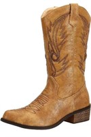 SheSole Women's Western Cowgirl Cowboy Boots Wide