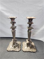 Metal Candlestick Holders (2)