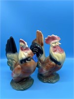 Vintage Hen & Rooster Figurines