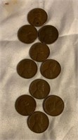 1950 D Wheat Pennies