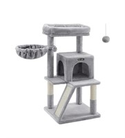 FEANDREA Multi-Level Cat Tower with Widened Perch