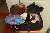 4 Victorian ladies hats