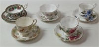 ASSORTED CUPS & SAUCERS