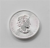 Canada 2 OZ 9999 Fine Silver 10 Dollar Coin
