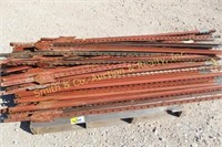 LOT OF 100 T-POSTS, 6.5'