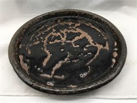 Cheever Meaders Glazed Folk Art Pottery Plate