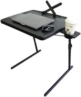 TV Tray  Large  Adjustable  Cup Holder